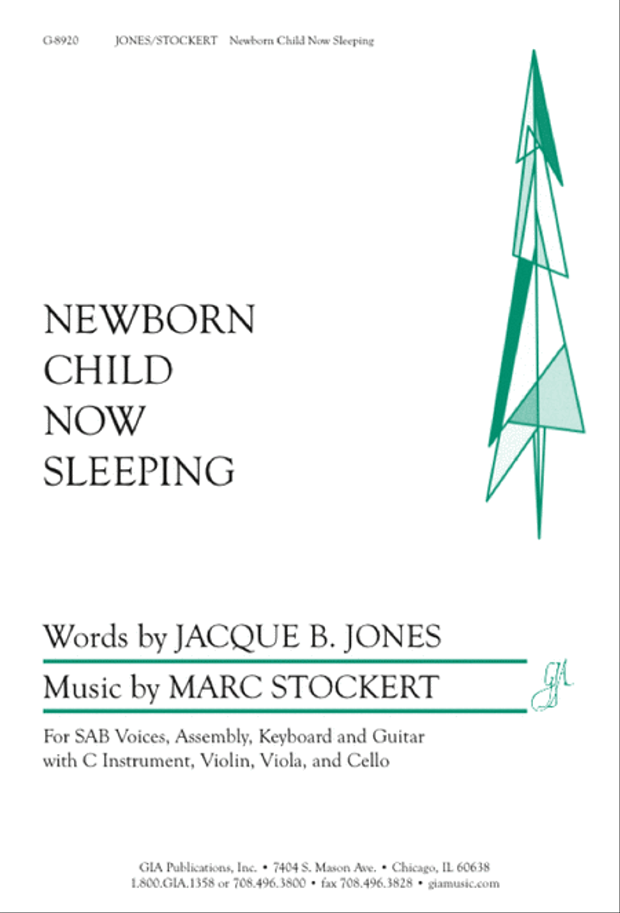 Newborn Child Now Sleeping 3-Part scores gallery preview page 1