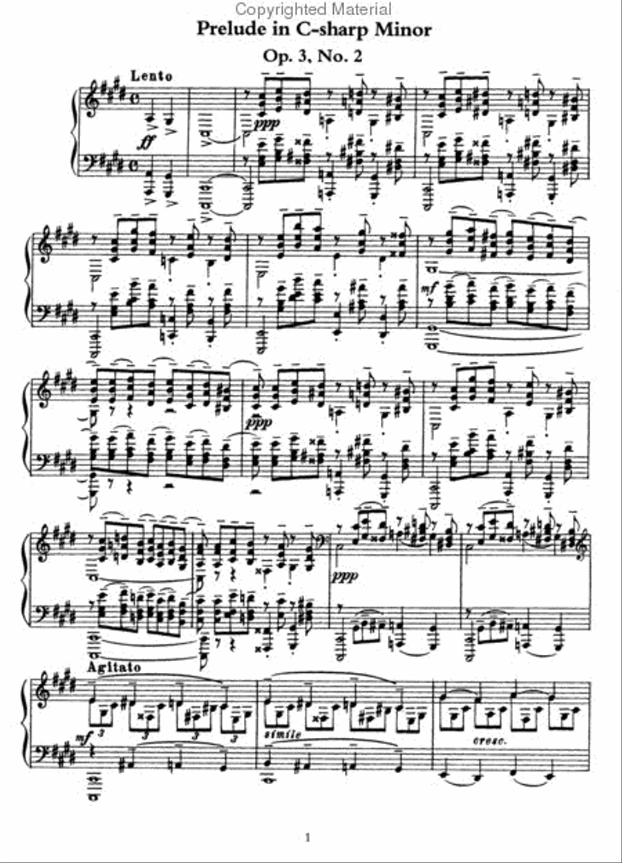 Complete Preludes and Etudes-tableaux Piano Method scores gallery preview page 3