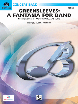 Book cover for Greensleeves: A Fantasia for Band