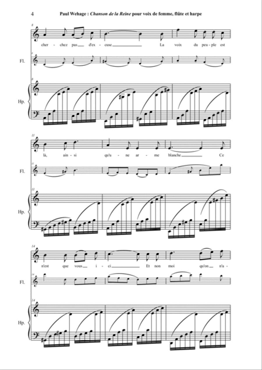 Chanson de la Reine : Marie-Antoinette à la Consiergerie Chamber Music scores gallery preview page 4