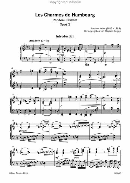 Les Charmes de Hambourg, Rondeau Brillant, Op. 2