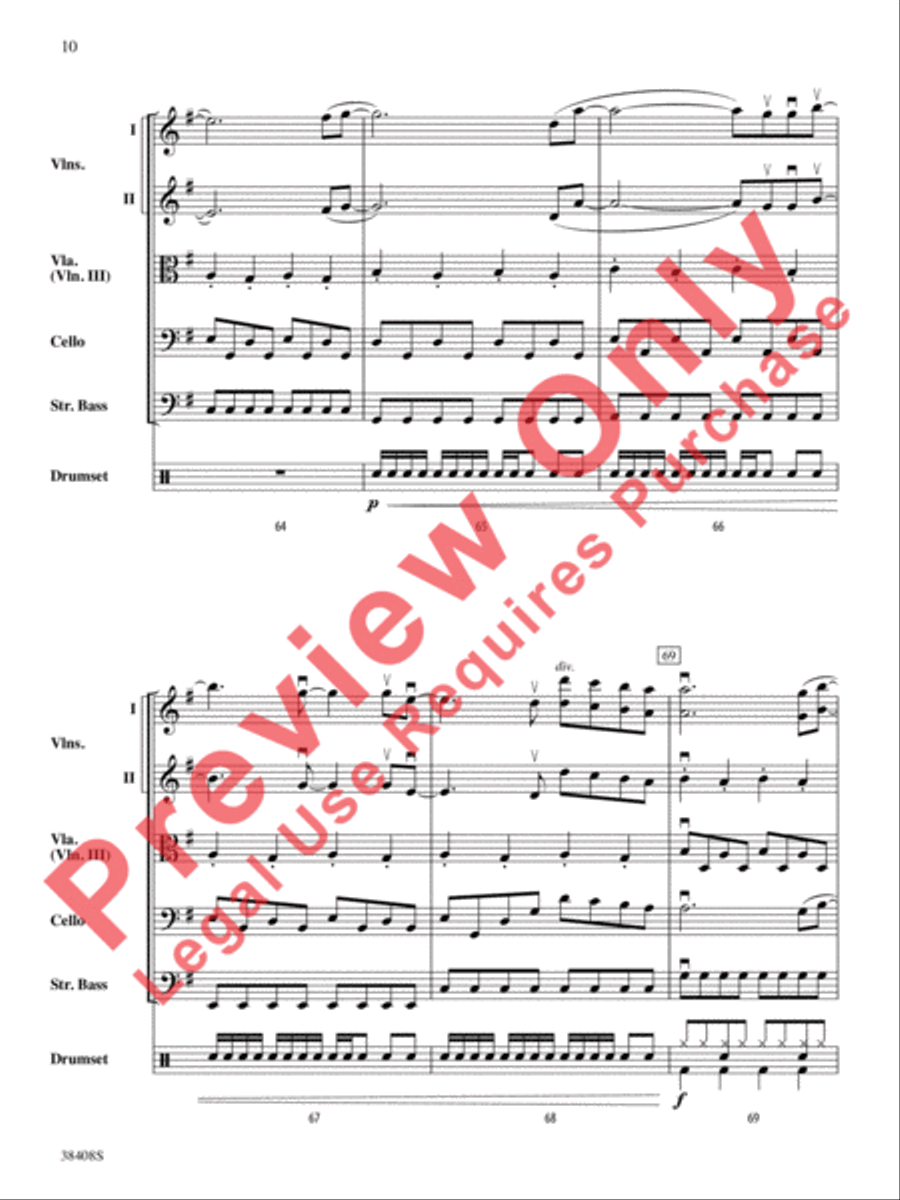 Firework String Orchestra scores gallery preview page 11