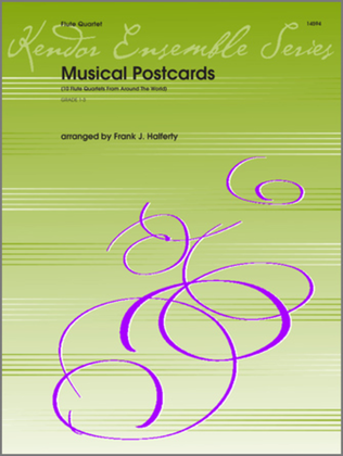 Book cover for Musical Postcards (10 Flute Quartets From Around The World)