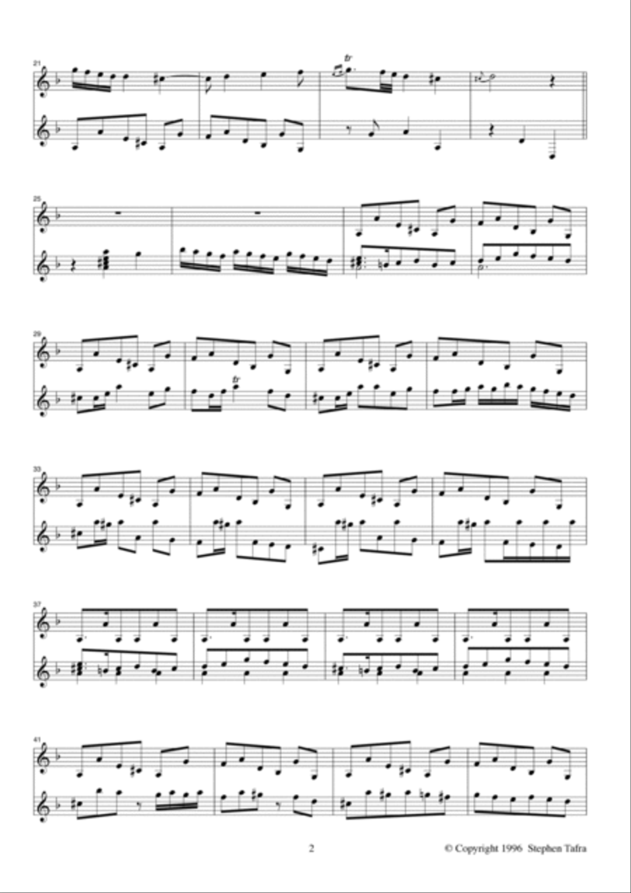 Fandango Fandango Guitar Solo scores gallery preview page 2