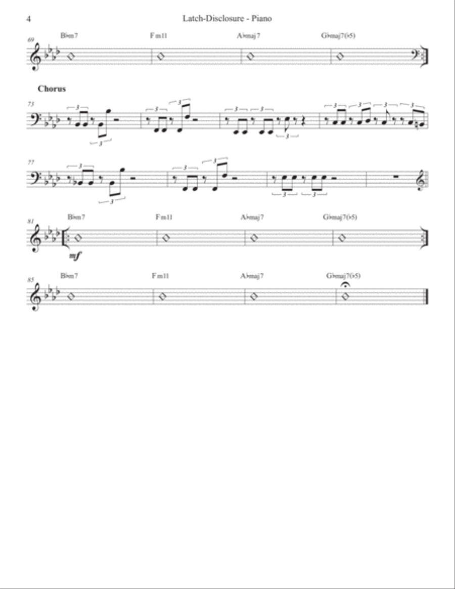 Latch Latch Small Ensemble scores gallery preview page 5