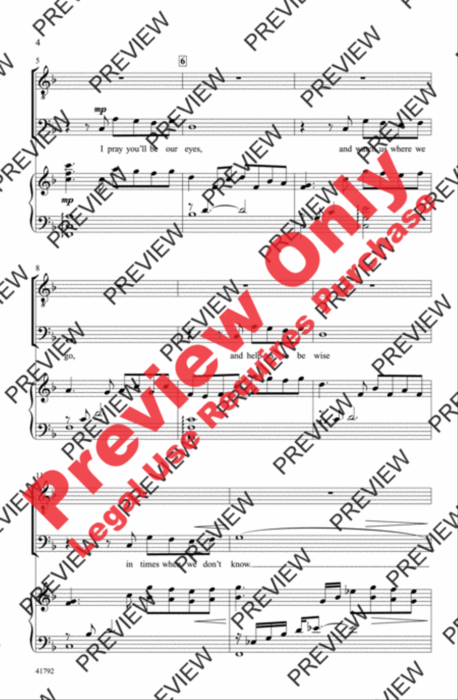 The Prayer The Prayer Men's Choir scores gallery preview page 4