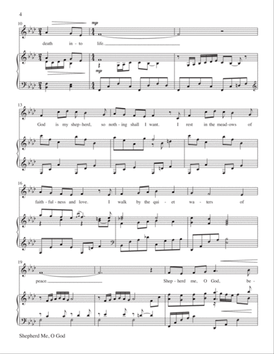 Shepherd Me, O God Shepherd Me, O God Choir scores gallery preview page 3