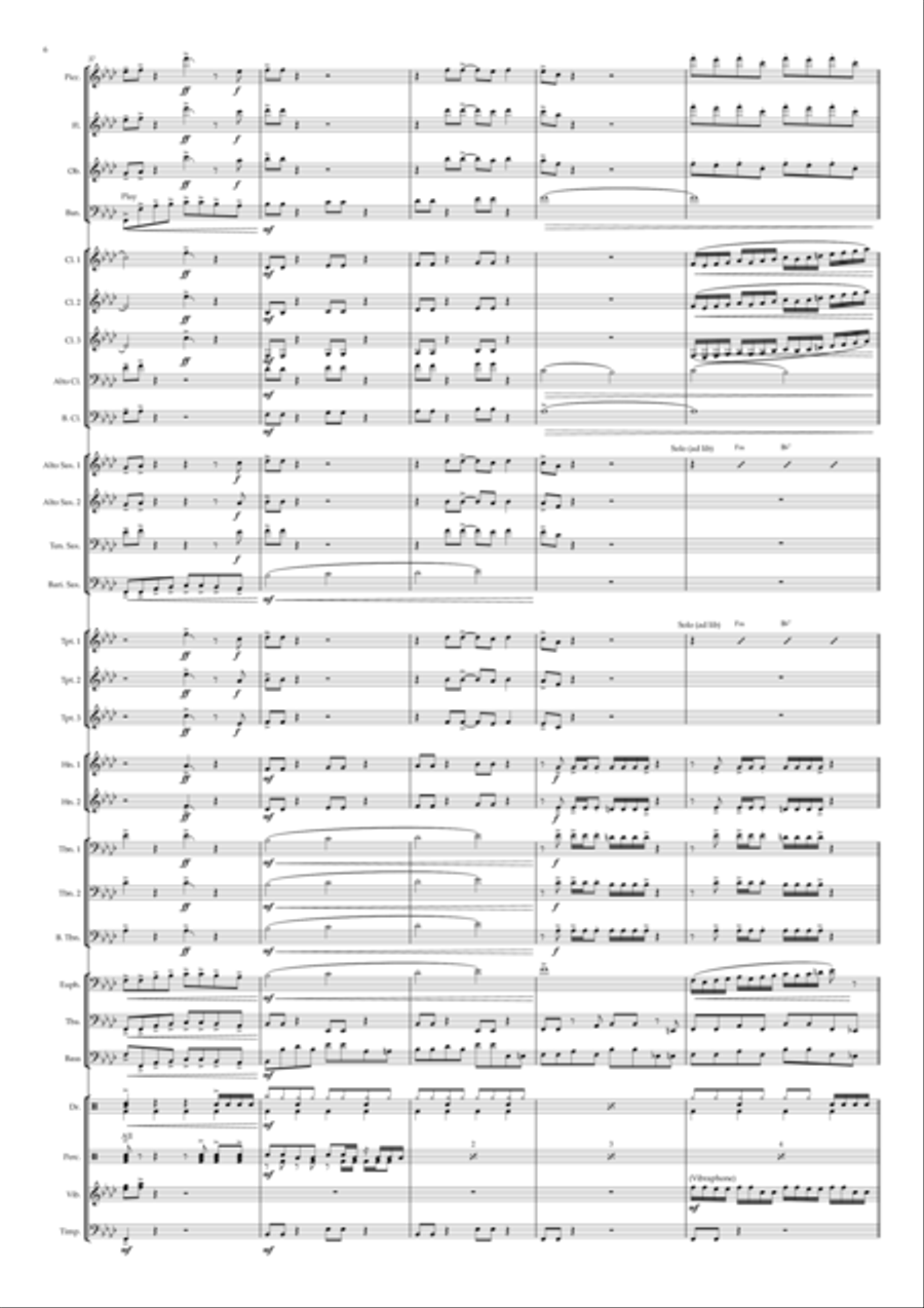 Venus Concert Band scores gallery preview page 6