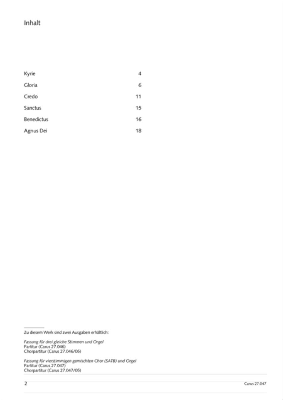 Missa de nativitate Domini 4-Part scores gallery preview page 3