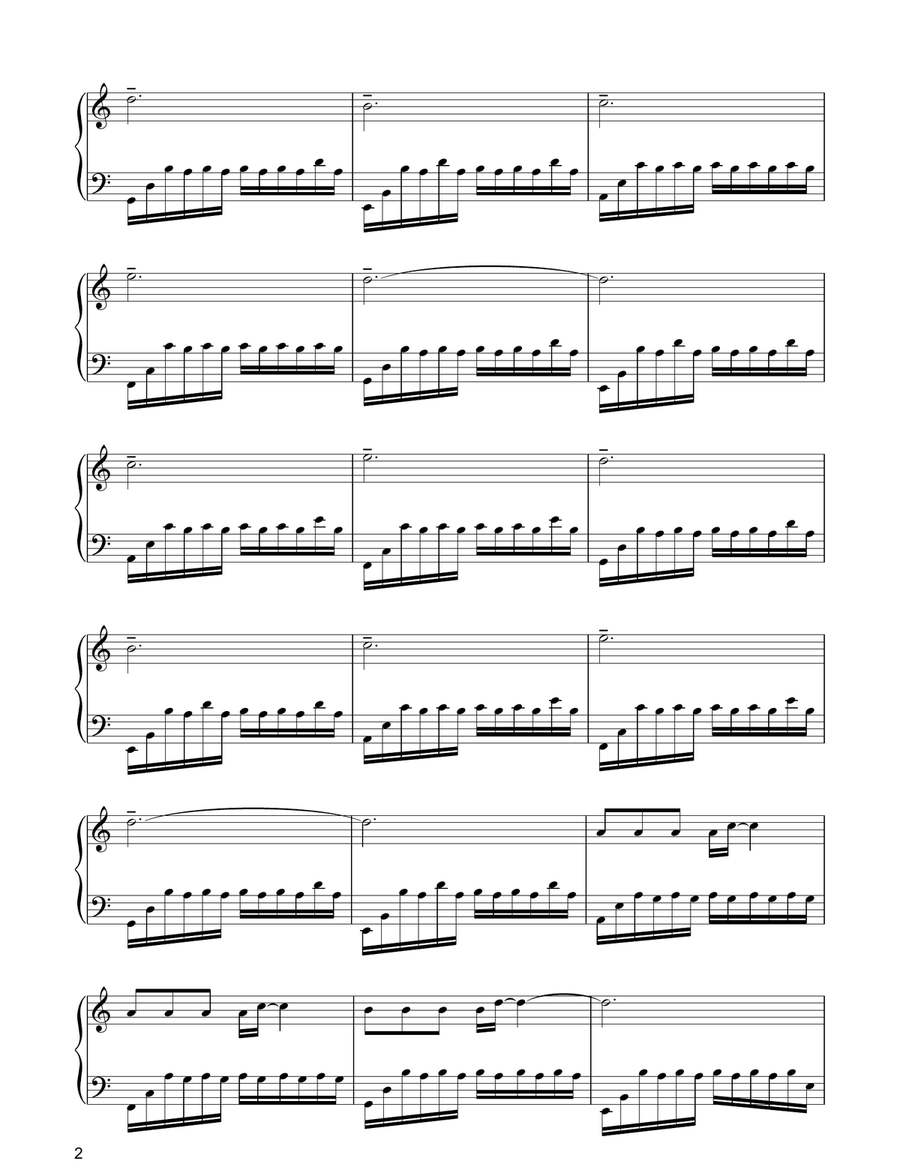 Divenire Divenire Piano Solo scores gallery preview page 2