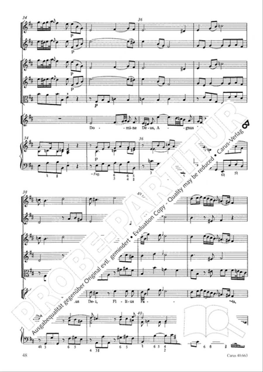 Mass in D minor (Missa in d) ATB scores gallery preview page 64