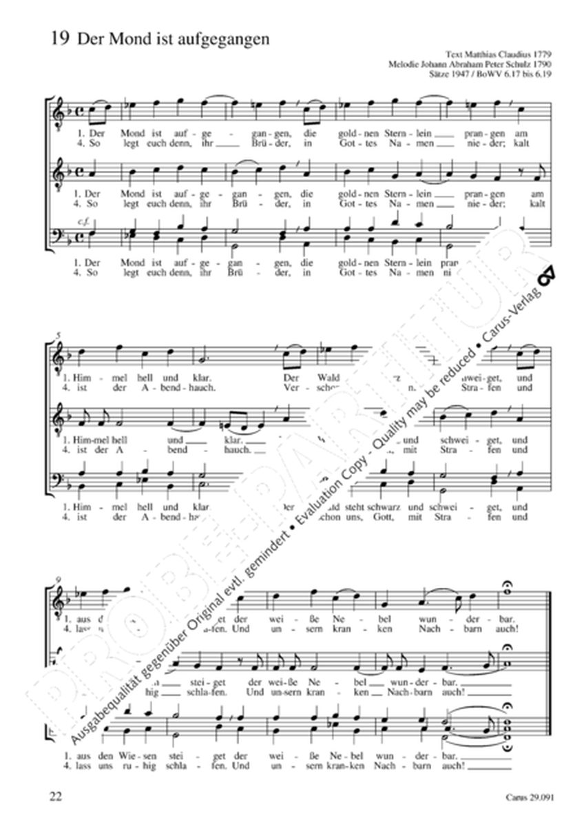 Volksliederbuch 3 fur Mannerstimmen 1930/87