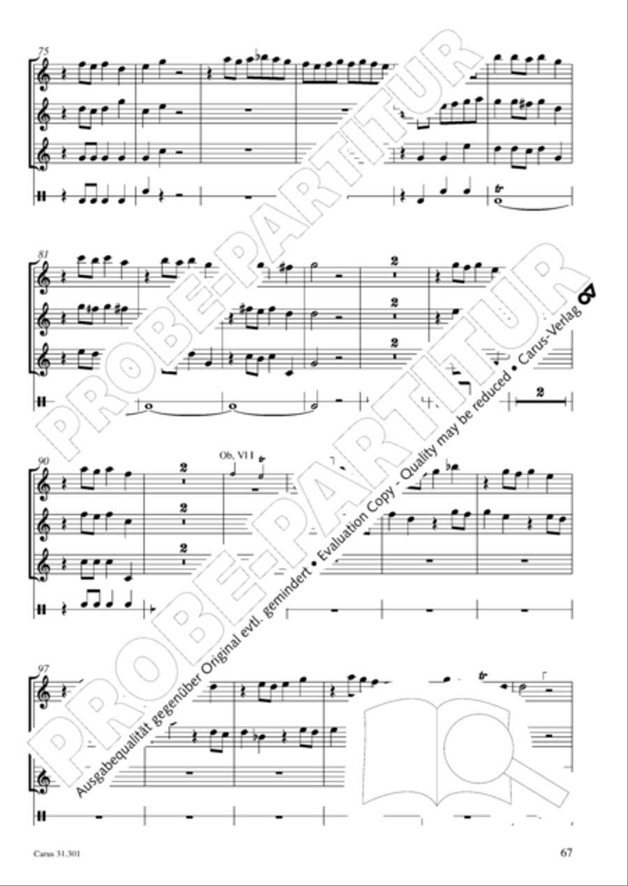 Bach for Brass 1: Cantatas I Voice scores gallery preview page 76