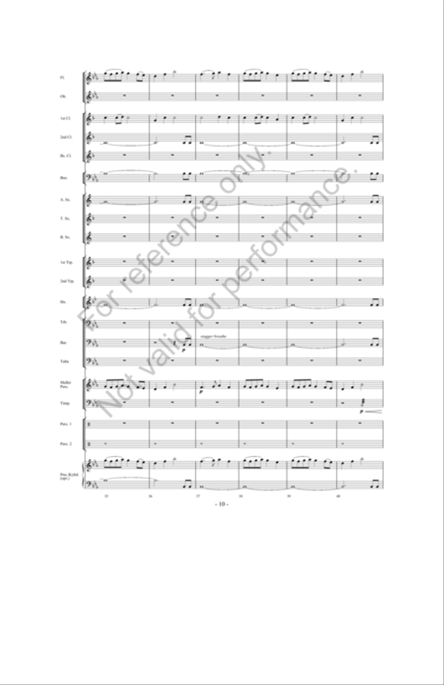 Of Castles And Kings Of Castles And Kings Concert Band scores gallery preview page 9