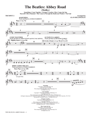 The Beatles: Abbey Road (Medley) (arr. Alan Billingsley) - Trumpet 2