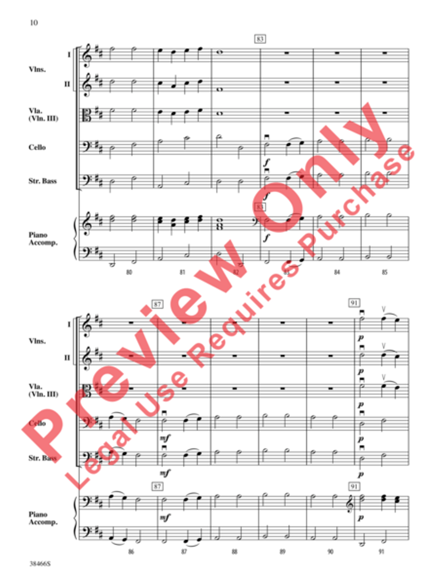 The Bows on the Bus String Orchestra scores gallery preview page 11