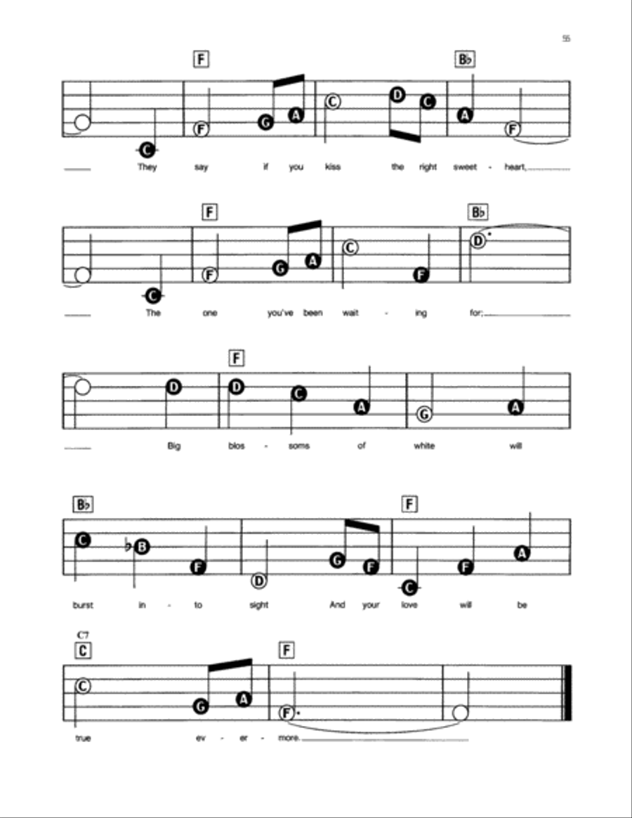 The Sweetheart Tree (from The Great Race) Electronic Keyboard scores gallery preview page 2