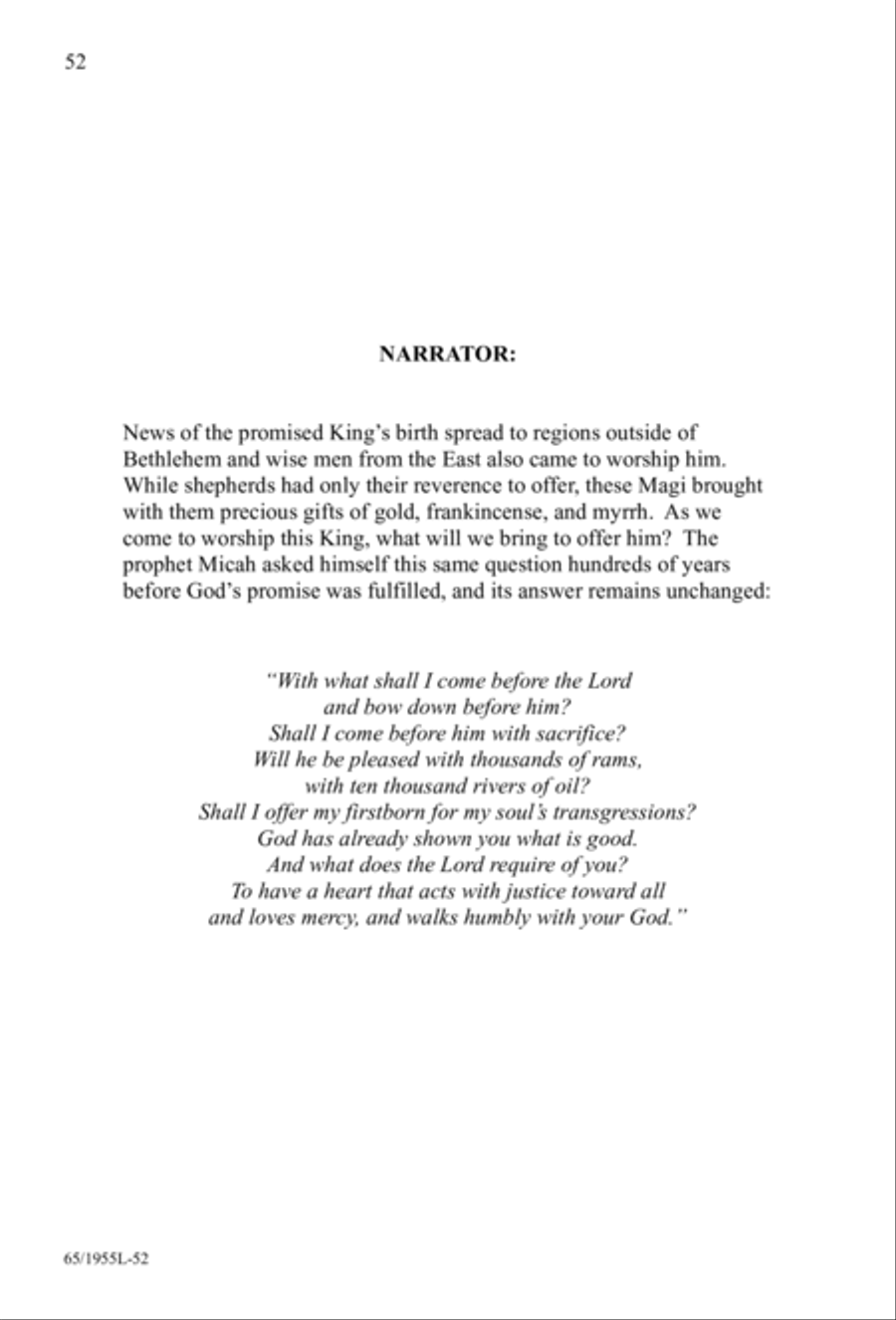 The Promise of a King 3-Part scores gallery preview page 52