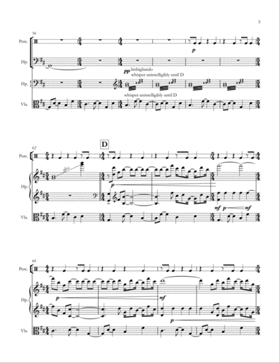 Under the Rug Small Ensemble scores gallery preview page 5