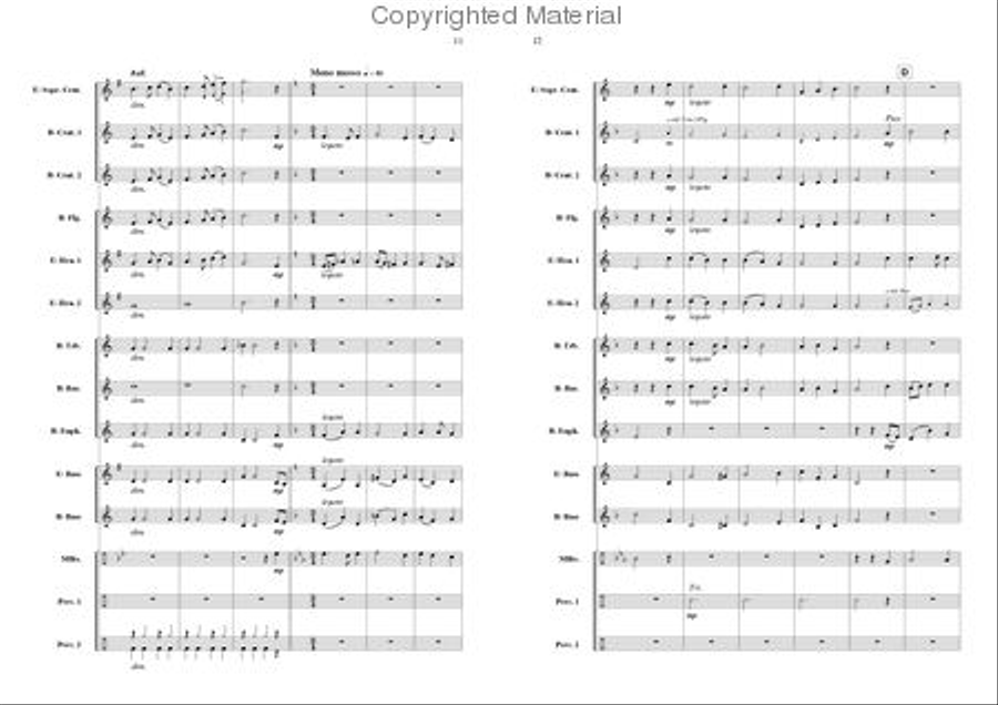 Ding Dong it's Christmas Brass Band scores gallery preview page 6