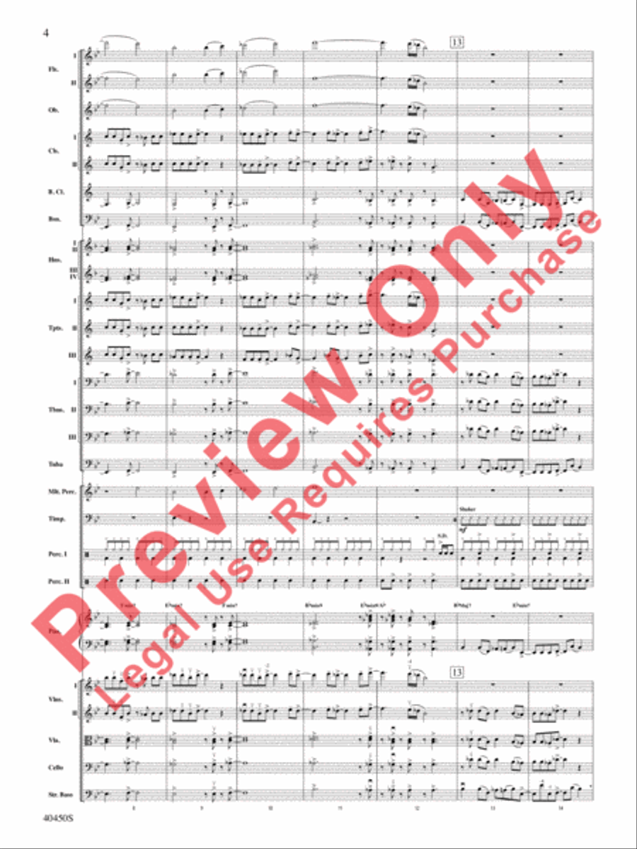 A Whitney Houston Tribute Full Orchestra scores gallery preview page 5