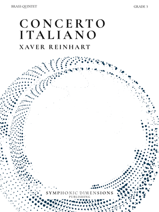 Book cover for Concerto Italiano: 6 Original Pieces for Brass Quintet