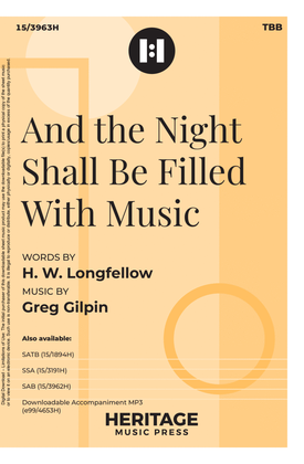 Book cover for And the Night Shall Be Filled With Music
