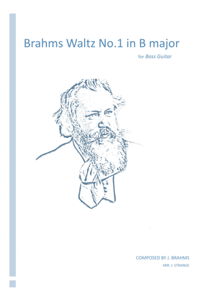 Brahms Waltz No.1 in B Major for Bass Guitar