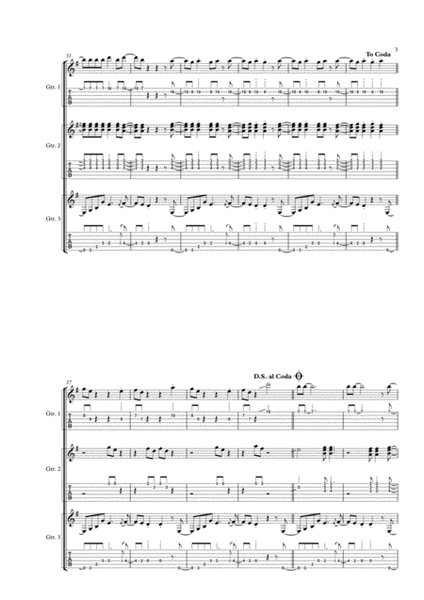 Beat It (for Guitar Ensemble) image number null