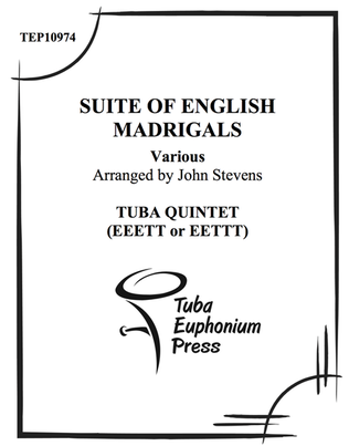 Book cover for Suite of English Madrigals