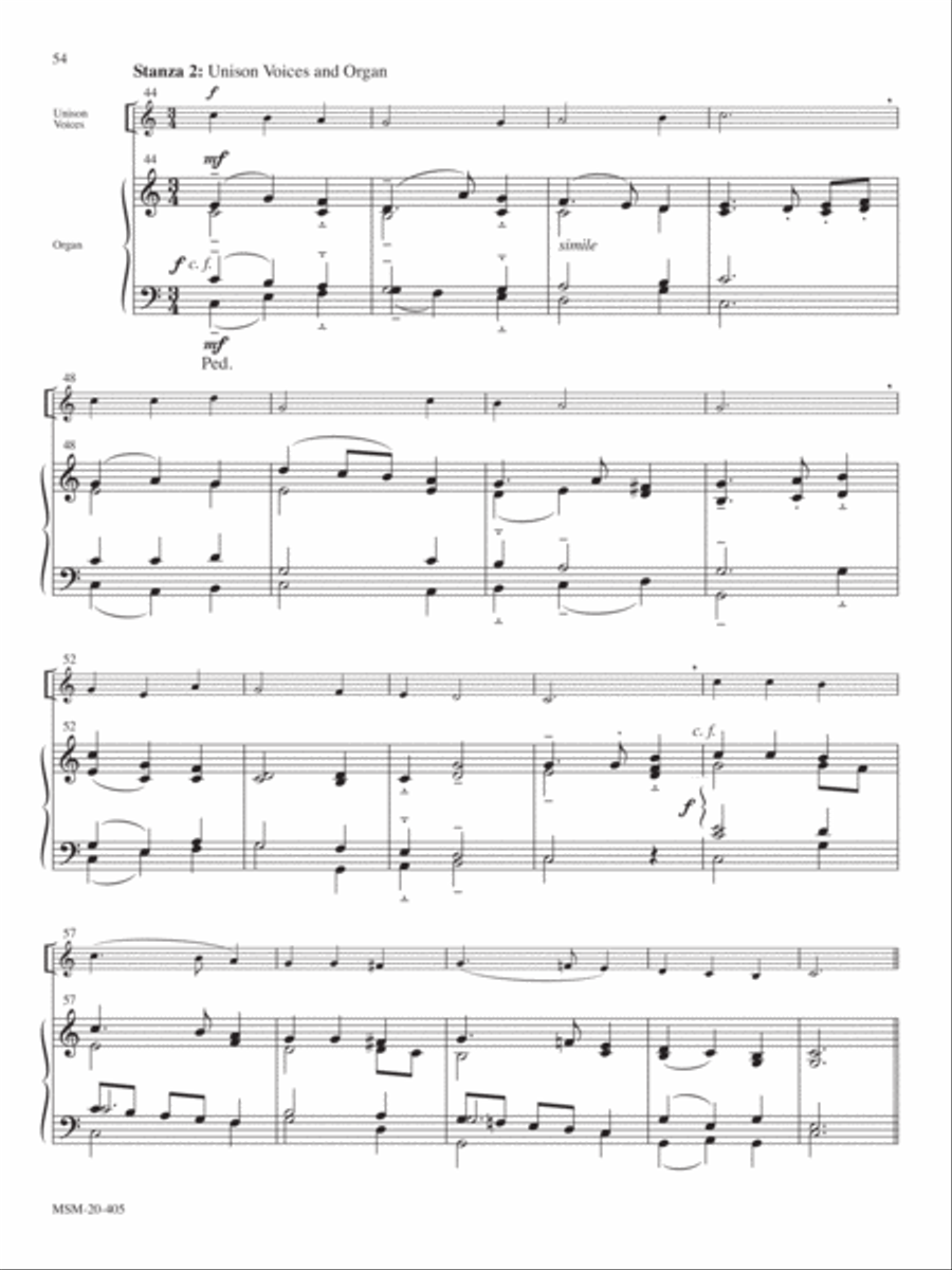 Good Christian Friends, Rejoice and Sing Choir scores gallery preview page 4