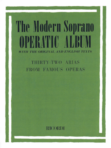 Modern Soprano Operatic Album