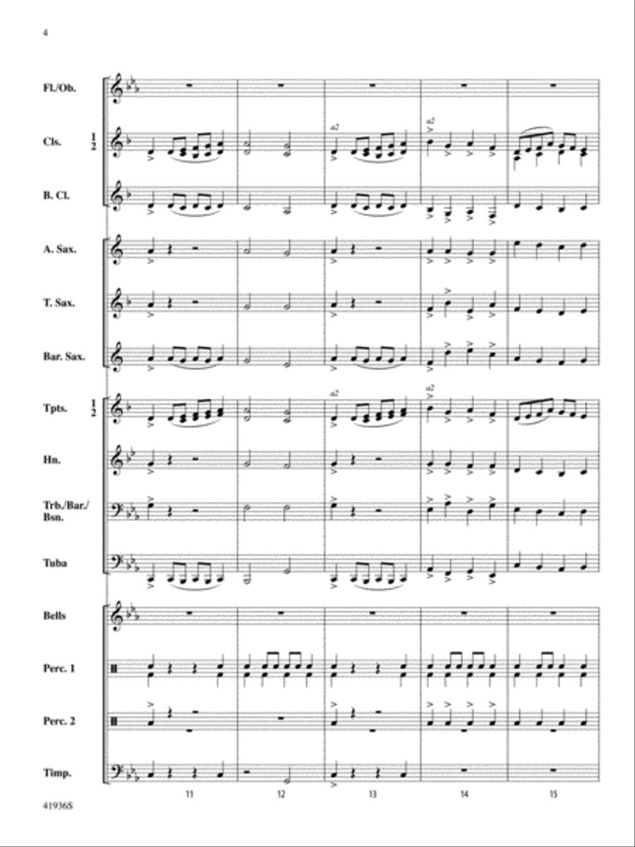 Shadowlands: Score Concert Band scores gallery preview page 4