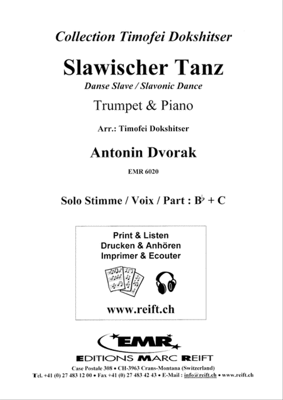 Slawischer Tanz Trumpet Solo scores gallery preview page 2