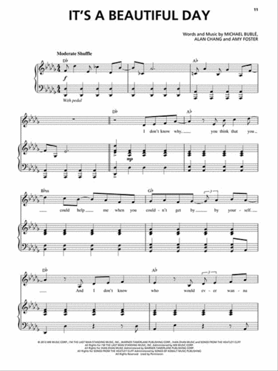 Michael Buble - To Be Loved Voice scores gallery preview page 4