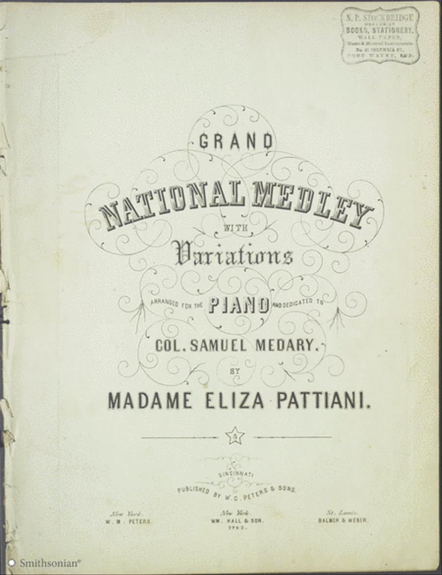 Grand National Medley with Variations Piano Solo scores gallery preview page 1