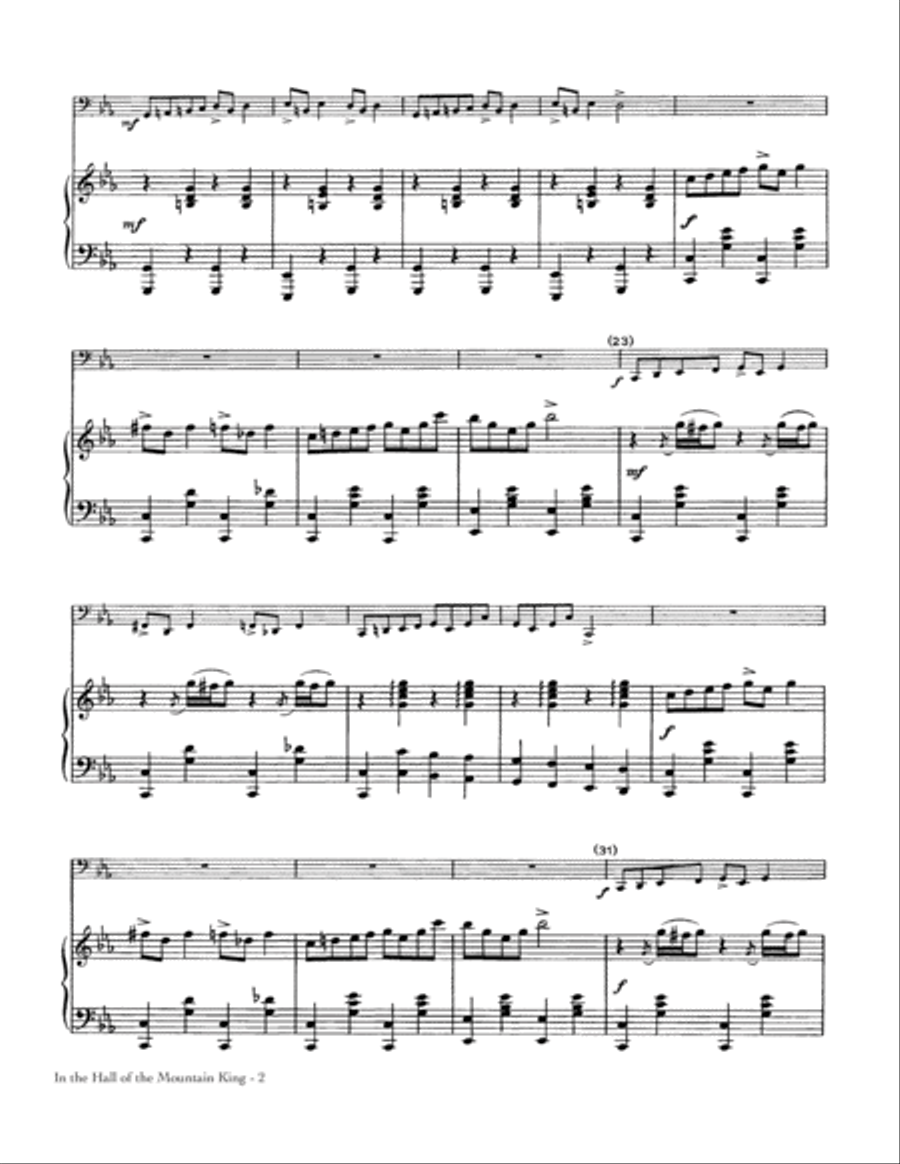 In The Hall Of The Mountain King School and Community scores gallery preview page 2