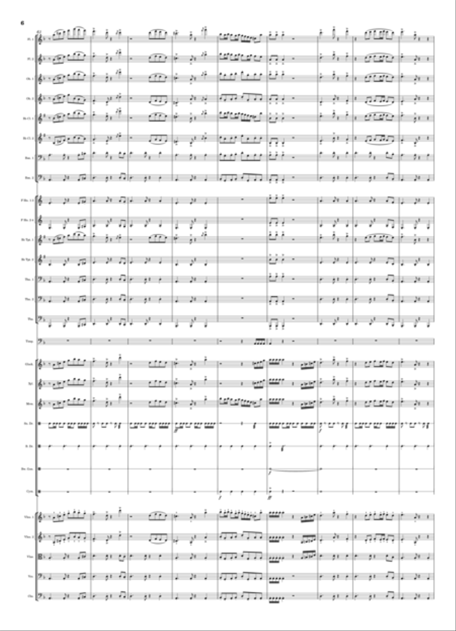 Amore Incantato - Movement 1: Primo Amore (First love) - Score Only Full Orchestra scores gallery preview page 5