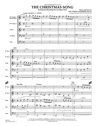 Book cover for The Christmas Song (Chestnuts Roasting) - Full Score