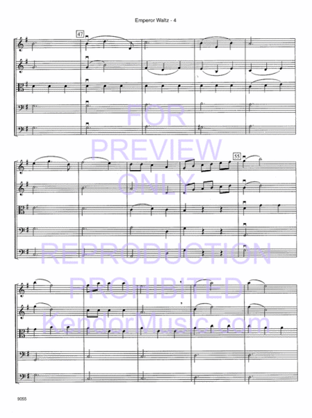 Emperor Waltz (Op. 437) (Full Score)