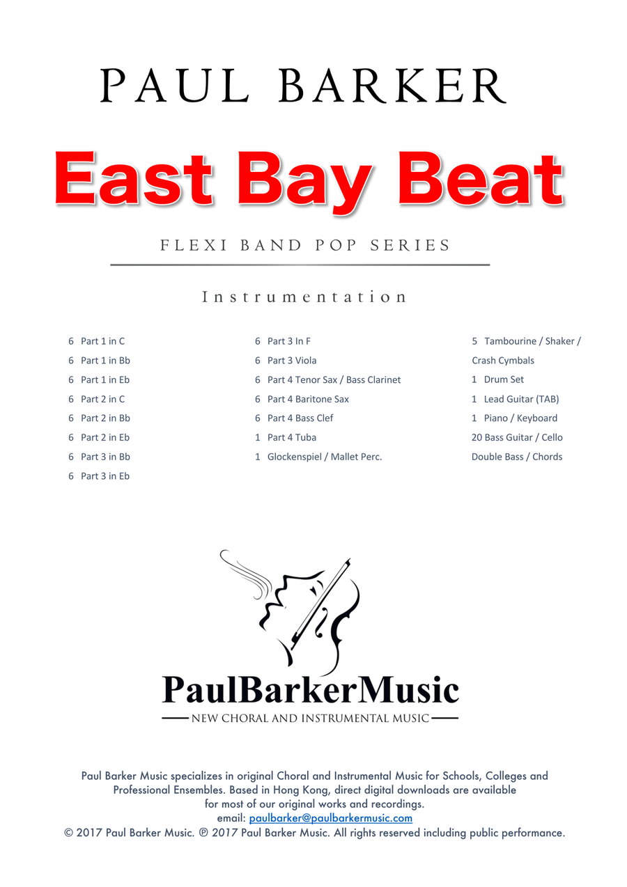 East Bay Beat (Flexible Instrumentation) Concert Band scores gallery preview page 2