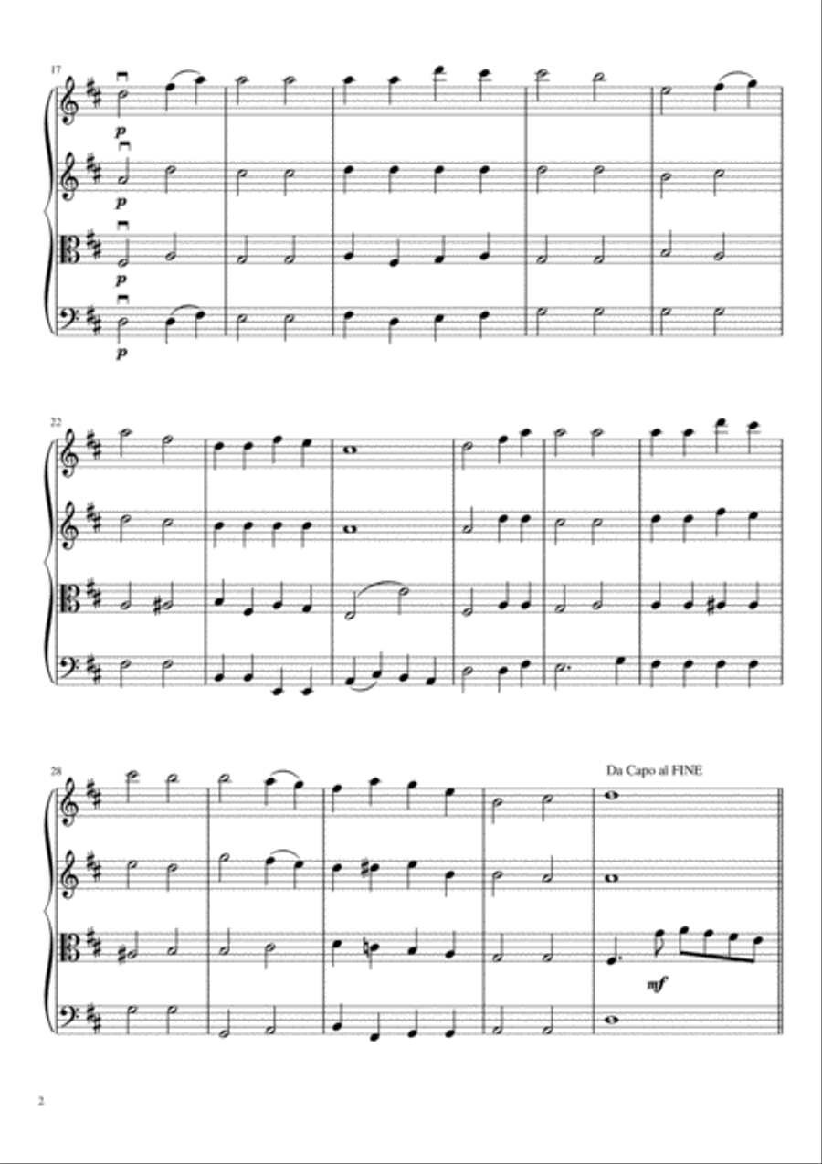 O Perfect Love String Quartet scores gallery preview page 3