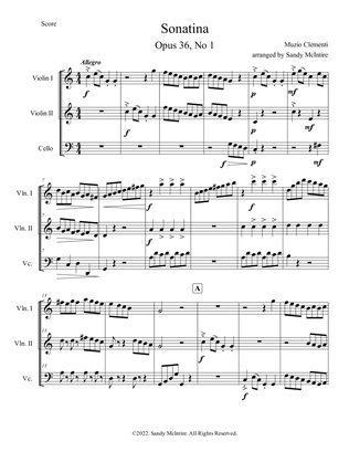 Sonatina Opus 36, No. 1