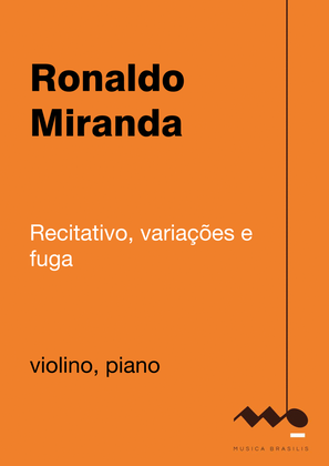 Book cover for Recitativo, variações e fuga