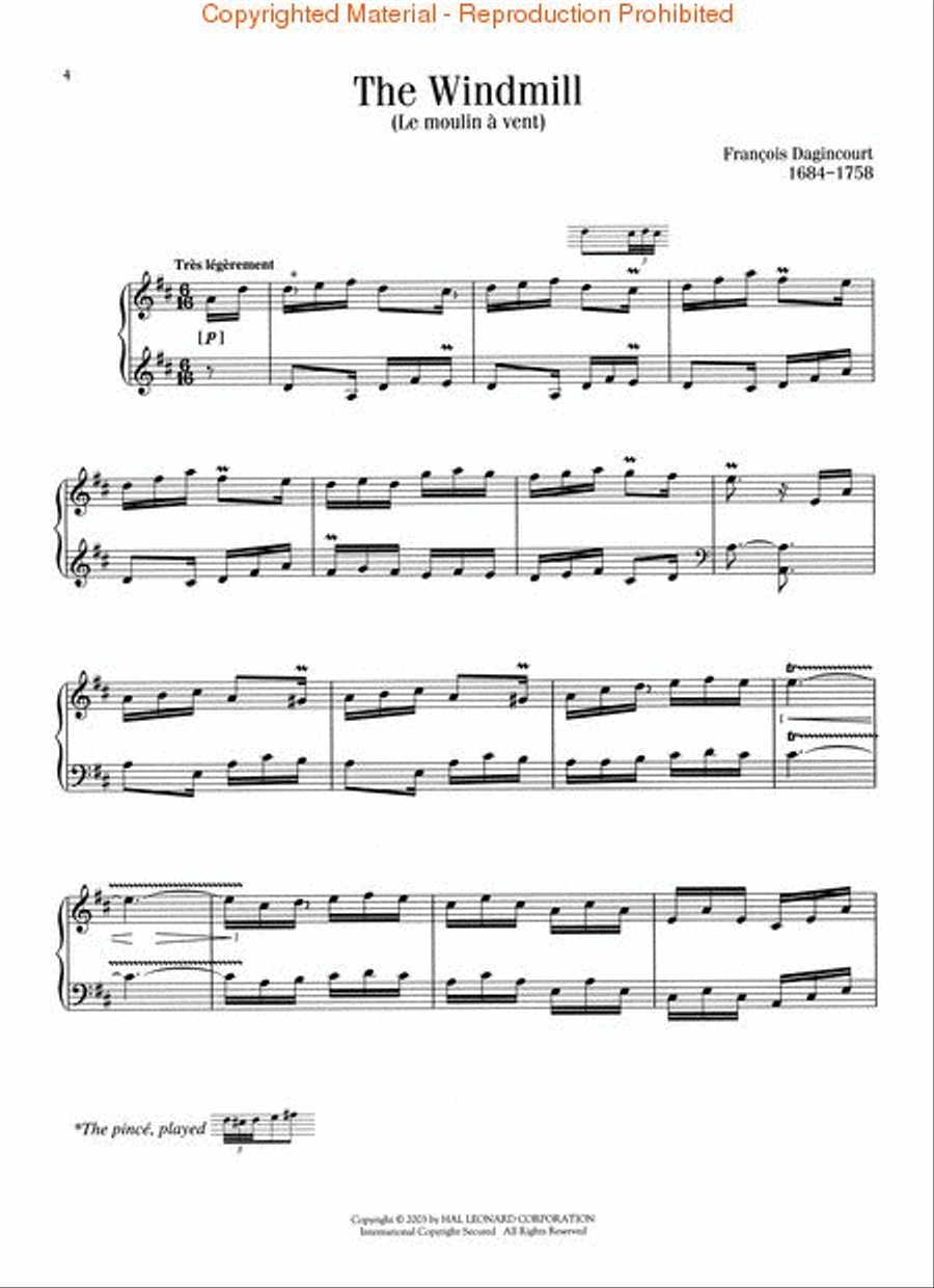 The Baroque Era – Intermediate to Advanced Piano Solo Piano Solo scores gallery preview page 2