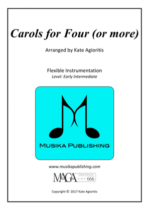 Carols for Four (or more) - Fifteen Carols with Flexible Instrumentation - Part 3 - F Treble Clef