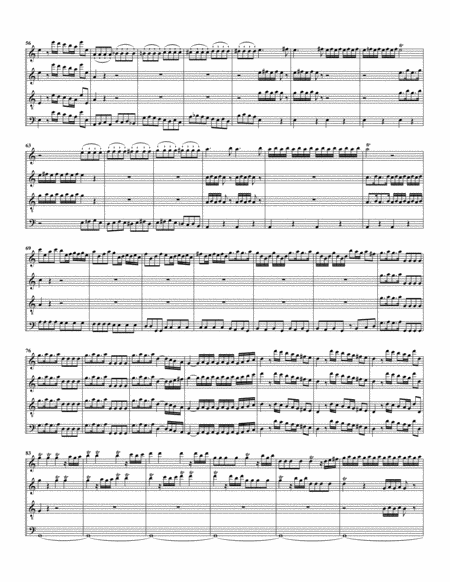 Concerto, RV 90 "Il cardellino" (arrangement for 4 recorders)