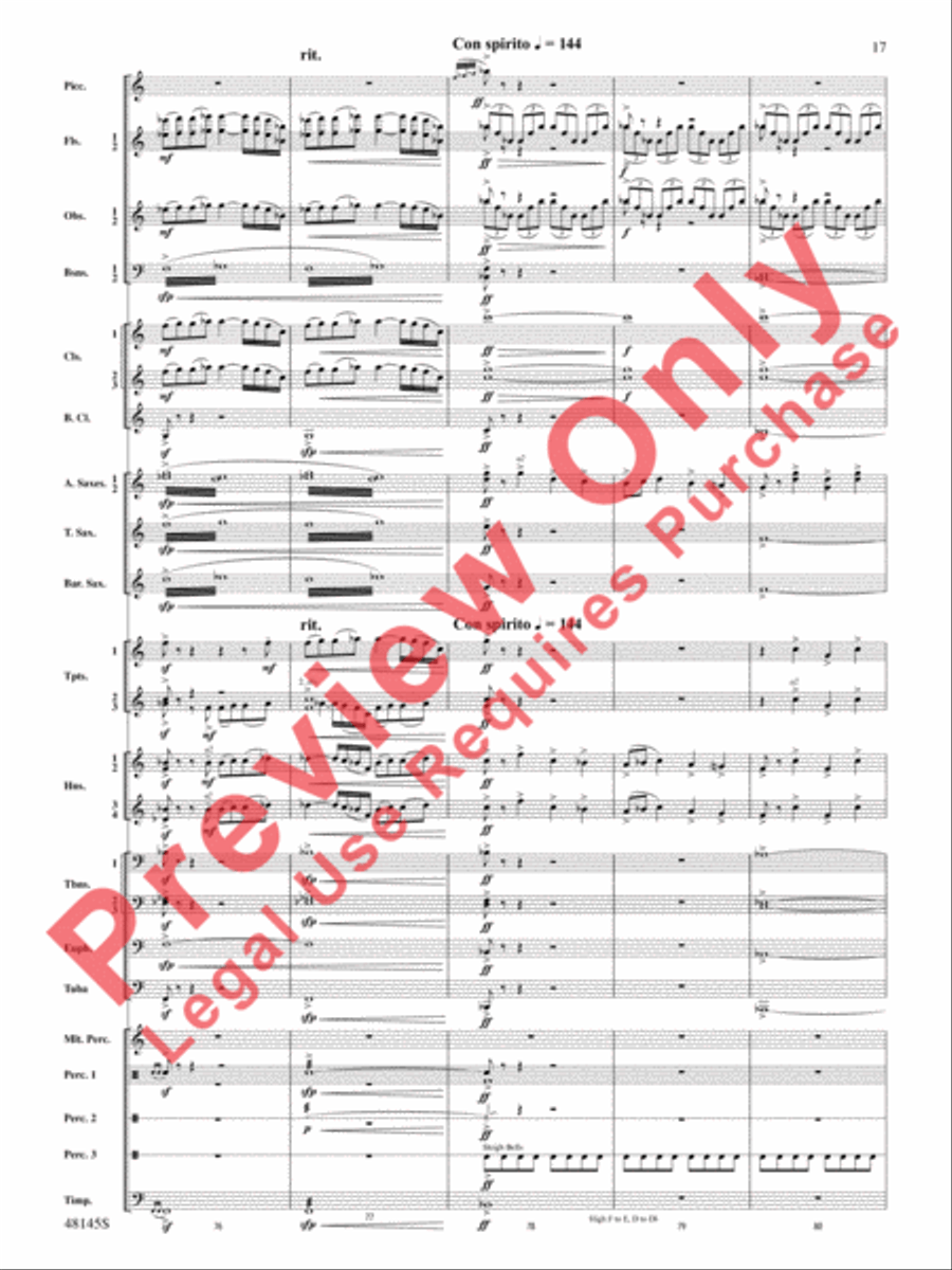 The River Seneca The River Seneca Concert Band scores gallery preview page 18