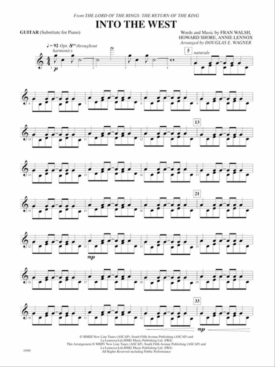 Great Movie Themes: Guitar String Orchestra scores gallery preview page 2