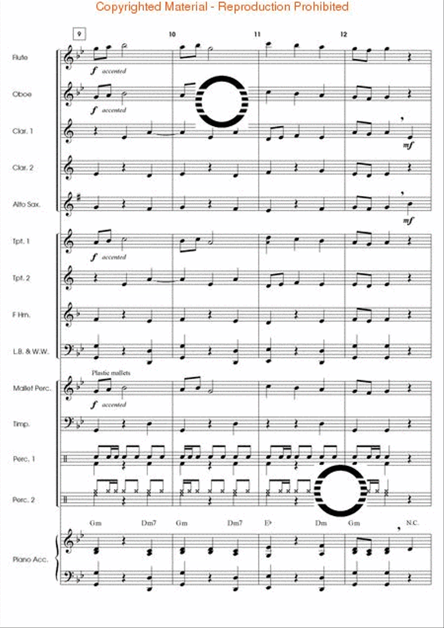 Fandango El Dorado Concert Band scores gallery preview page 4